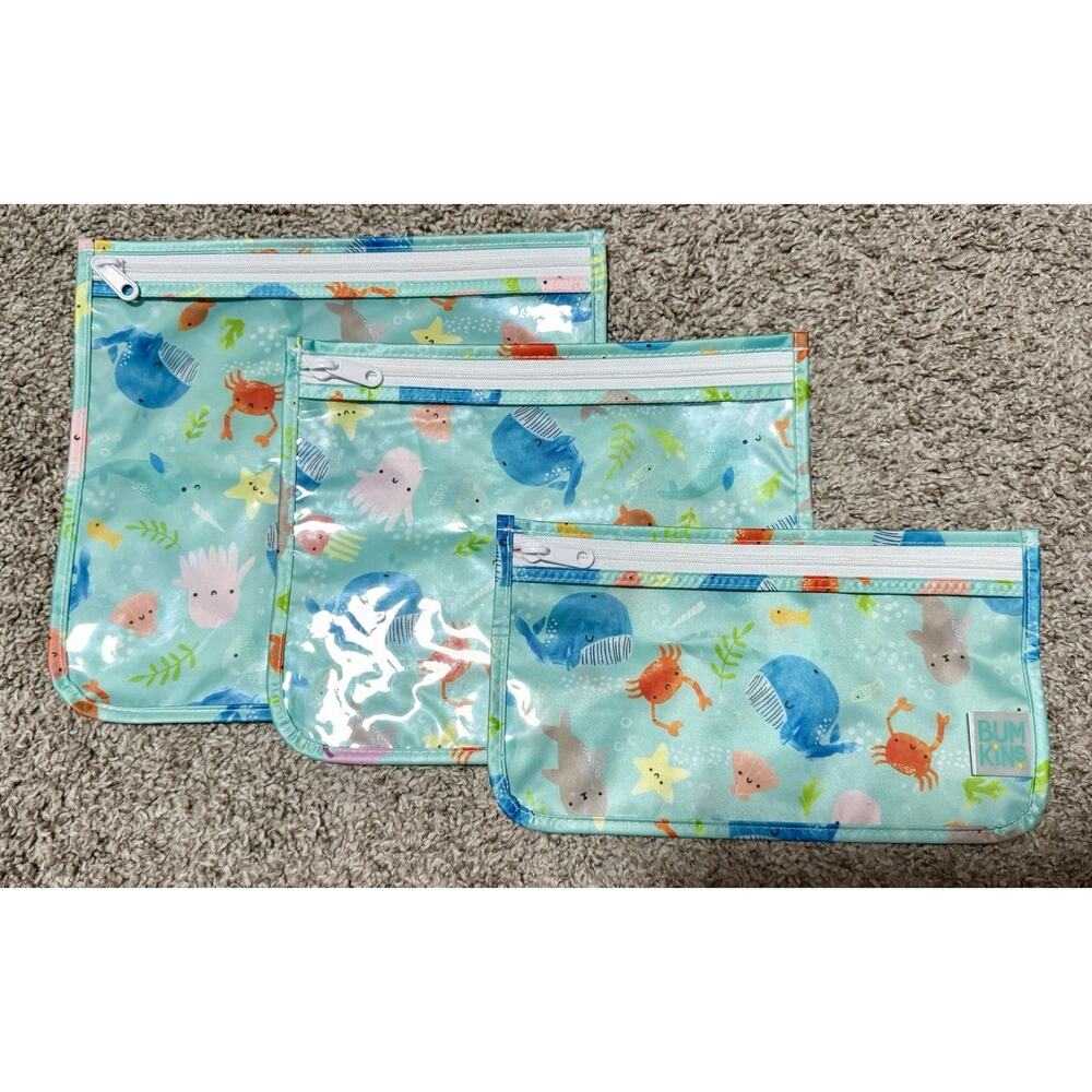 New Bumkins Travel Bag, Toiletry, TSA Approved 3 Pieces